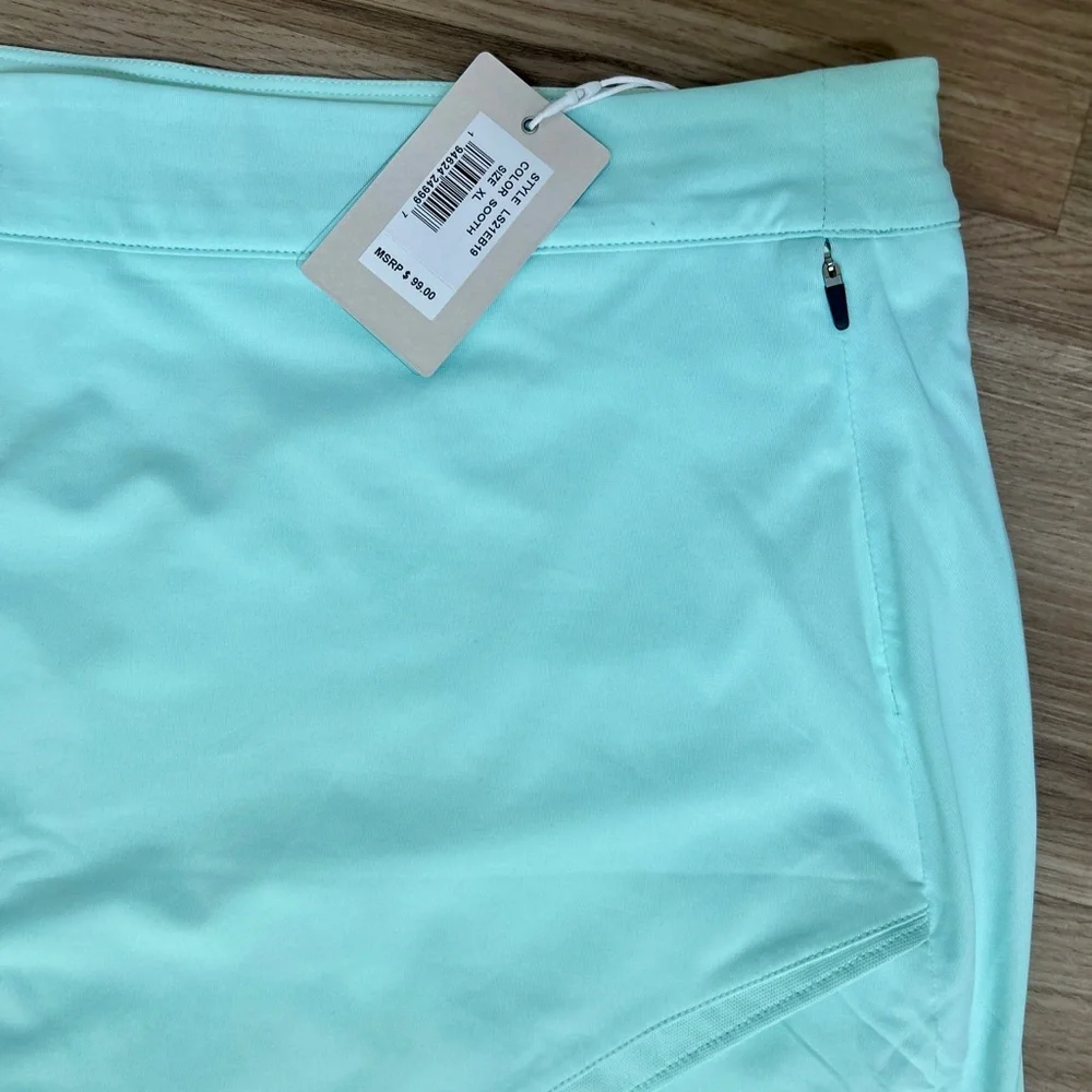 NEW WOMENS PETER MILLAR ATHLETIC SKORT SKIRT / XL/ NWT/MINT (TURQUOISE)